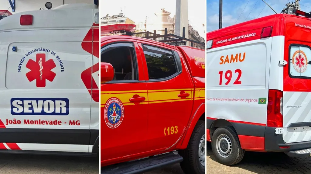 Quando chamar o Sevor, Corpo de Bombeiros ou SAMU em João Monlevade?