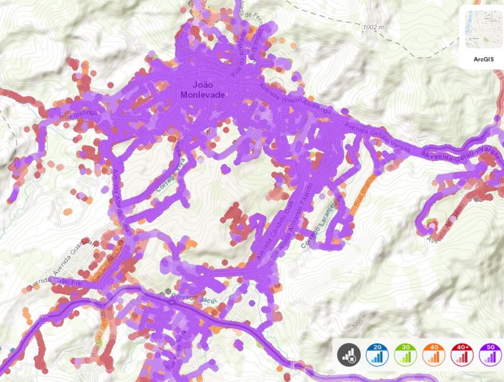 João Monlevade tem um dos melhores índices cobertura 4G/5G de Minas Gerais